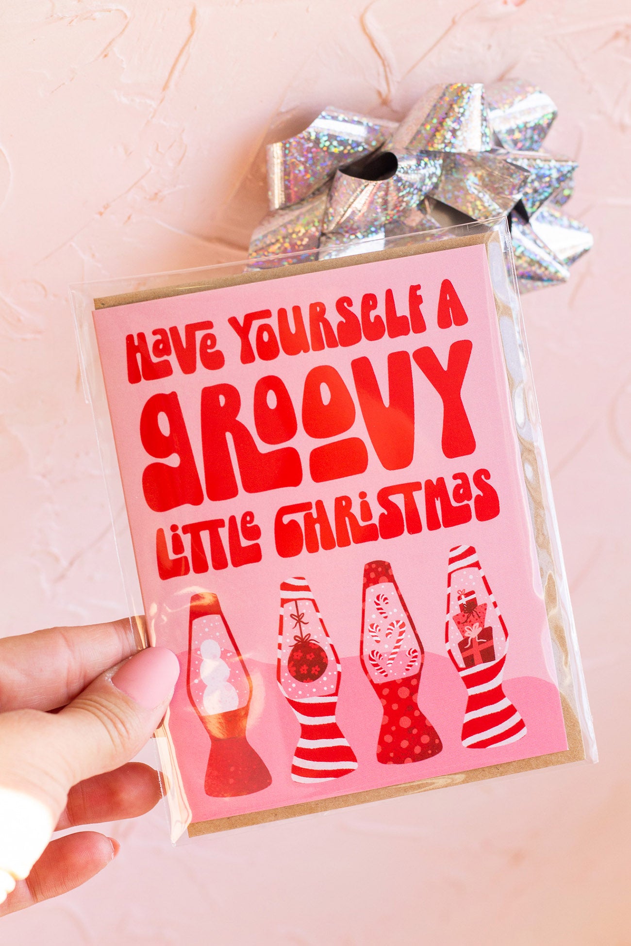 Groovy Little Christmas Greeting Card