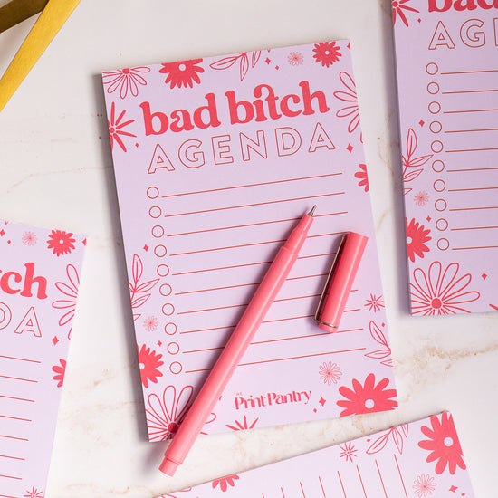 Bad Bitch Agenda Notepad
