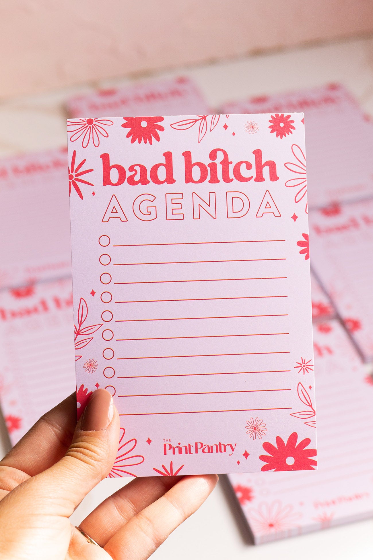 Bad Bitch Agenda Notepad