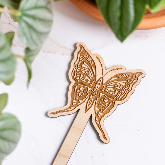 Butterfly Wooden Stake 