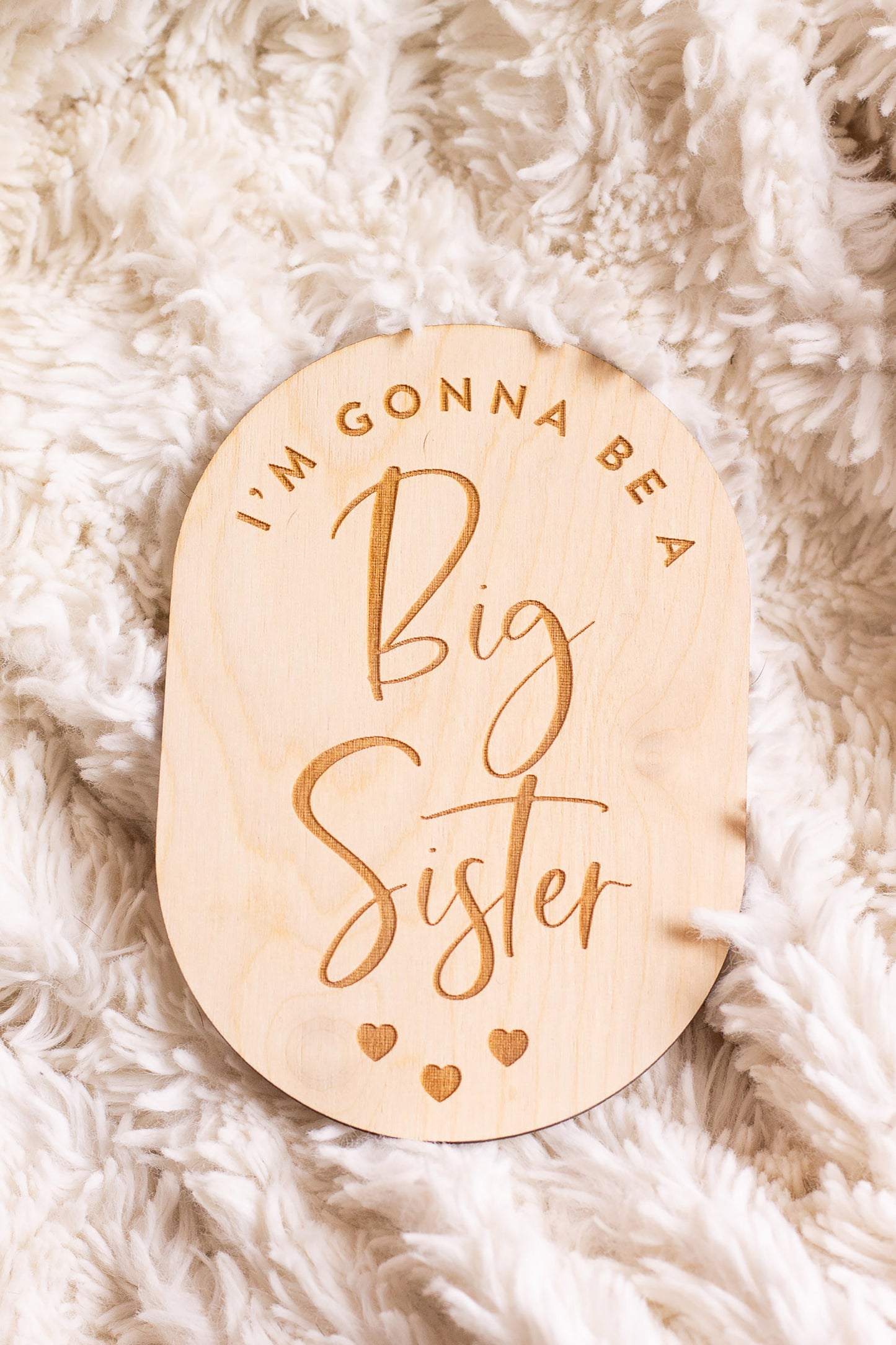 Big Sister Announcement Sign