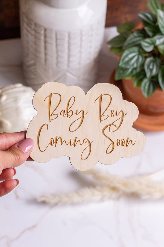 Gender Reveal Announcement Sign