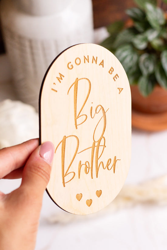 Load image into Gallery viewer, Wooden Pregnancy Announcement Sign
