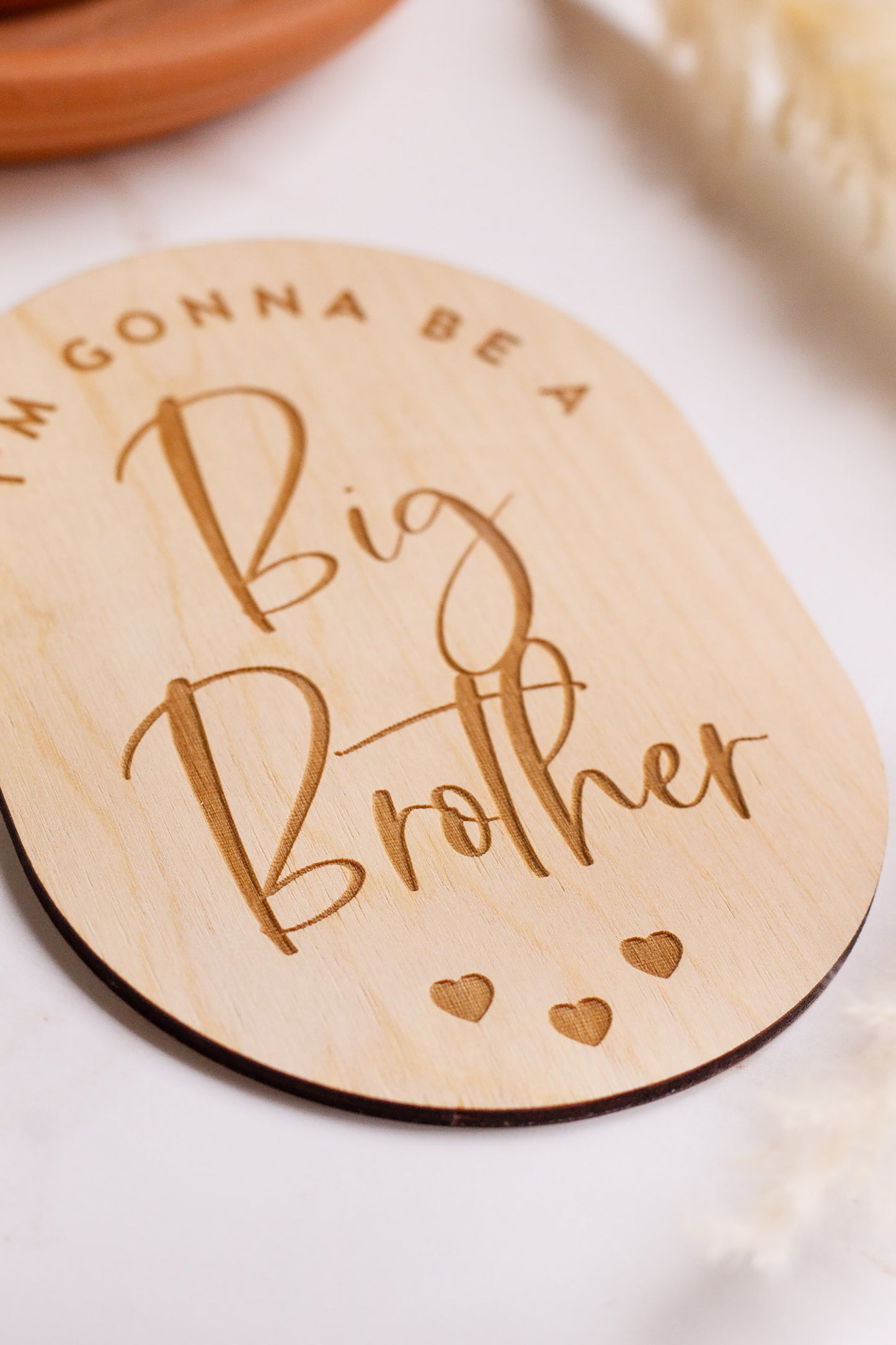 Wooden Big Brother Sign