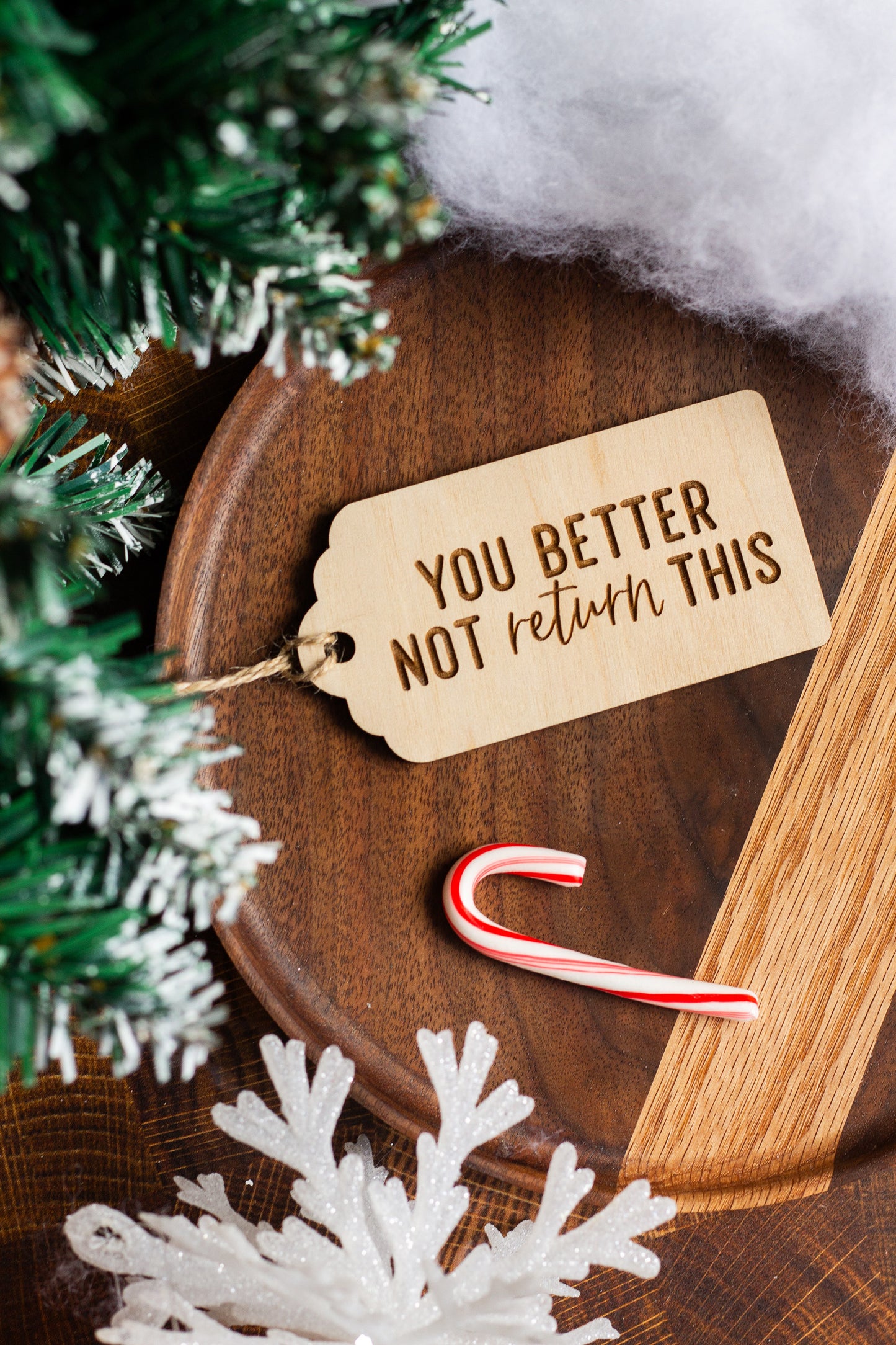 Funny Wooden Gift tags