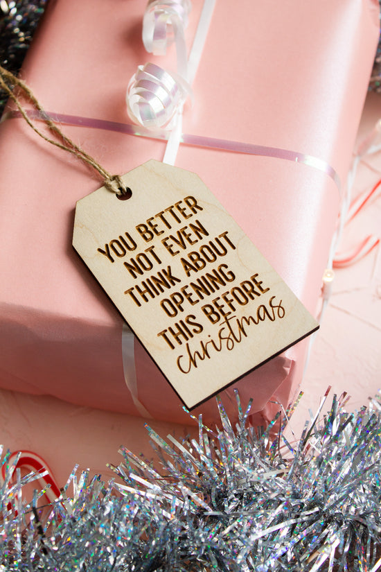 Laser Wooden Gift Tags