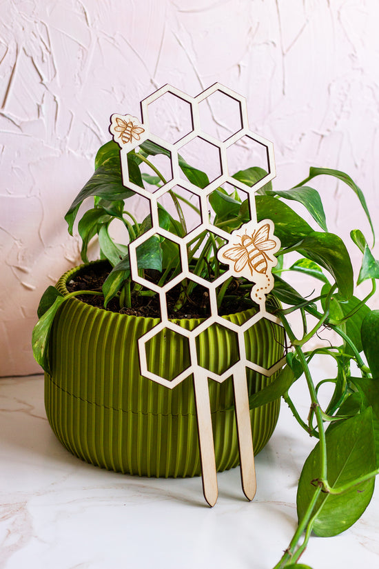 Honeycomb Wooden Plant Trellis