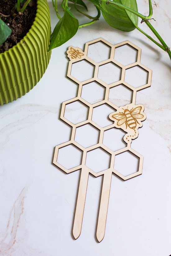 Honeycomb Wooden Plant Trellis