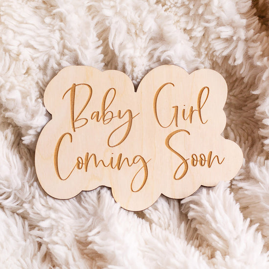 Baby Girl Coming Soon Sign