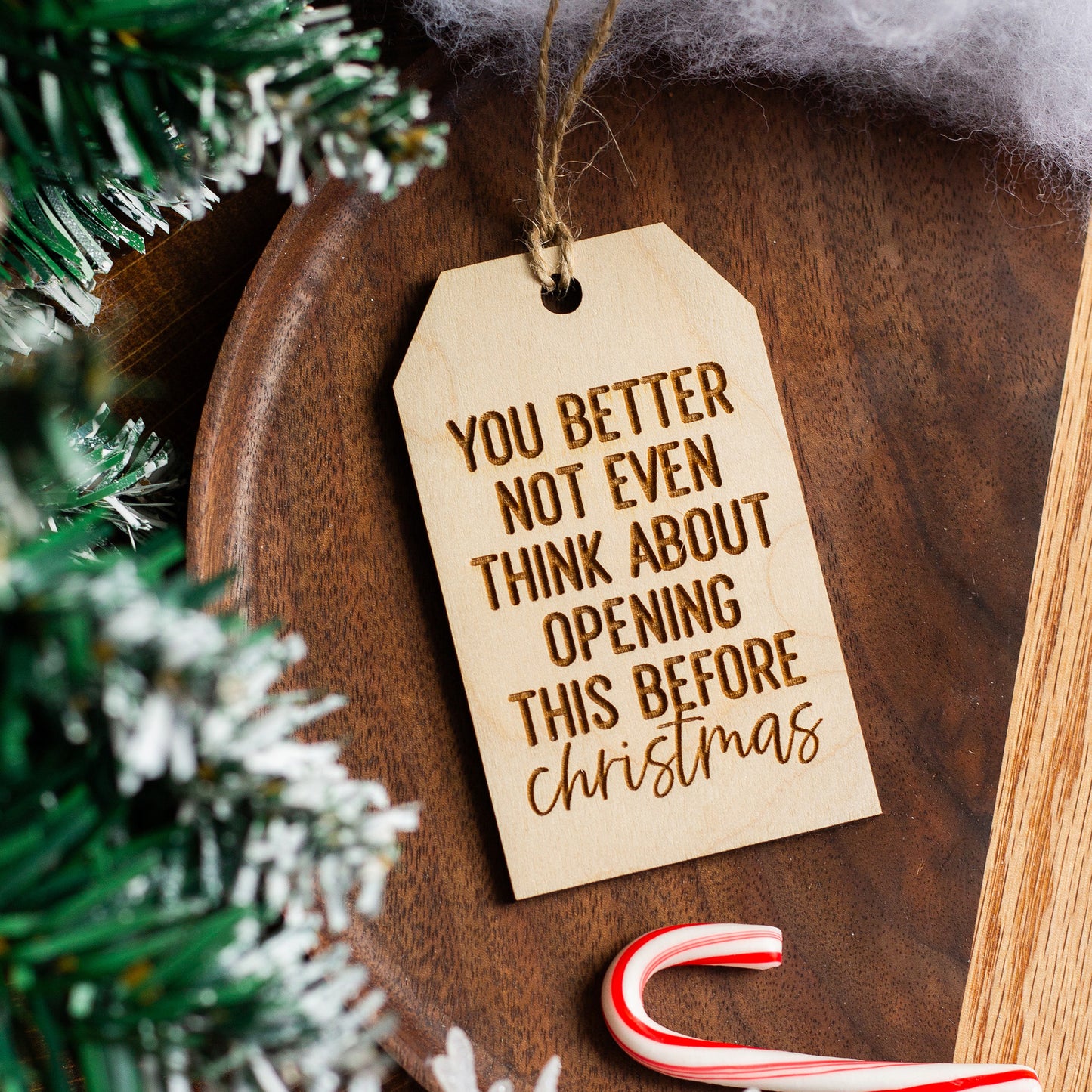 Funny Wooden Gift Tags
