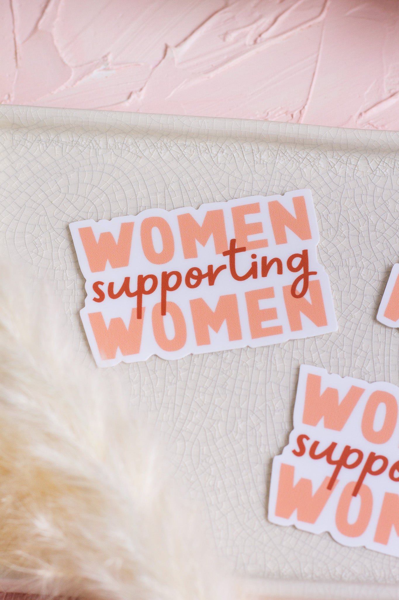 Supporting Service Sticker Women Supporting Women Sticker – The Print Pantry
