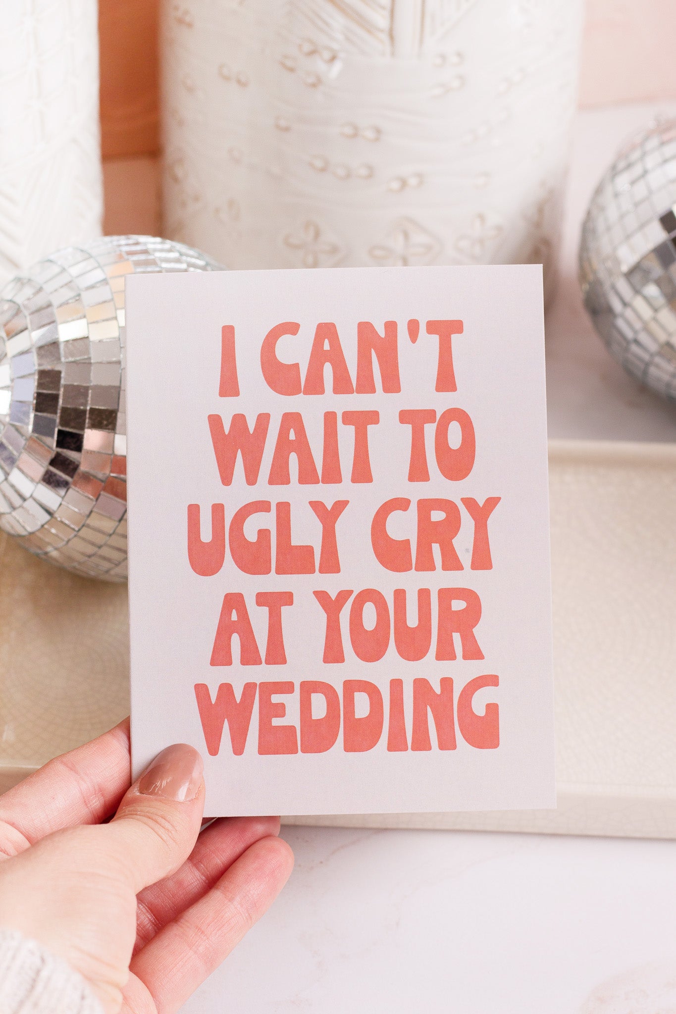 Load image into Gallery viewer, Ugly Cry Wedding Card
