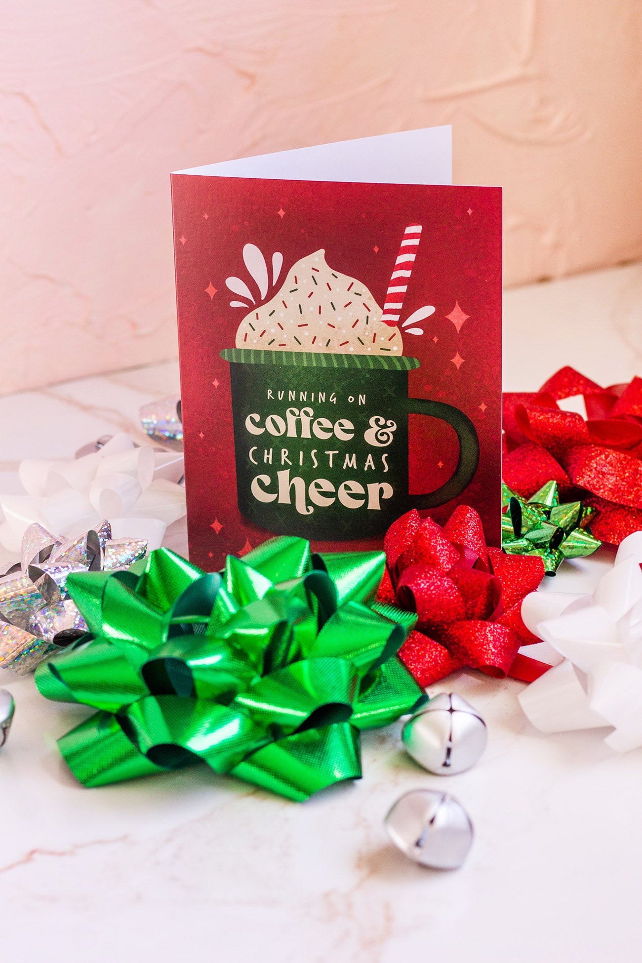 Coffee & Christmas Cheer Greeting Card