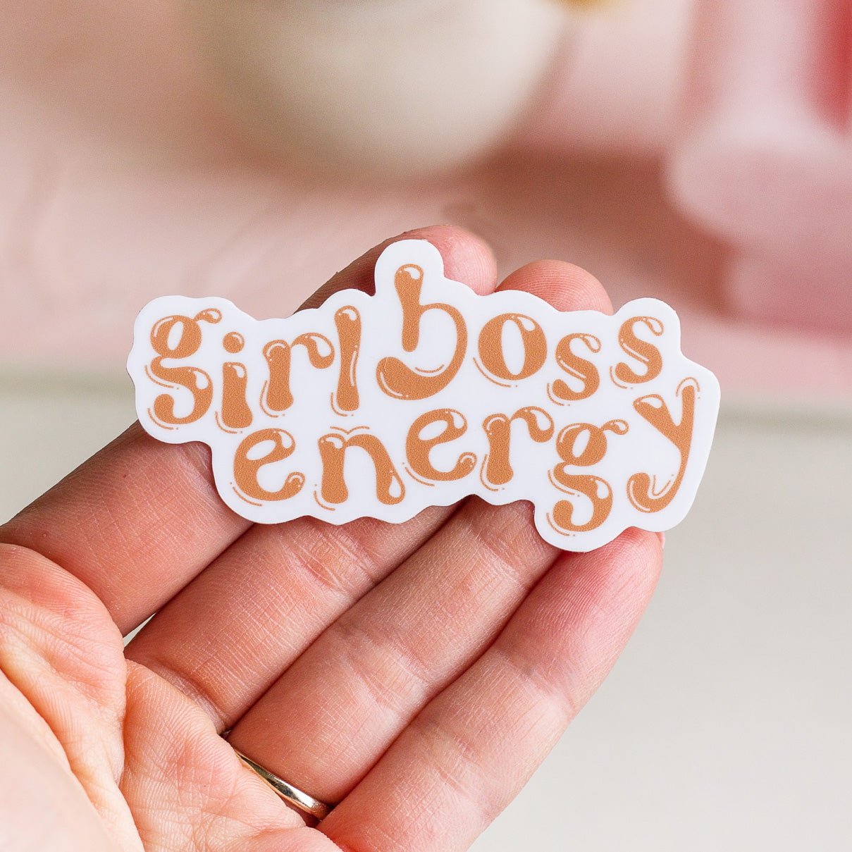 Girl Boss Energy Sticker – The Print Pantry