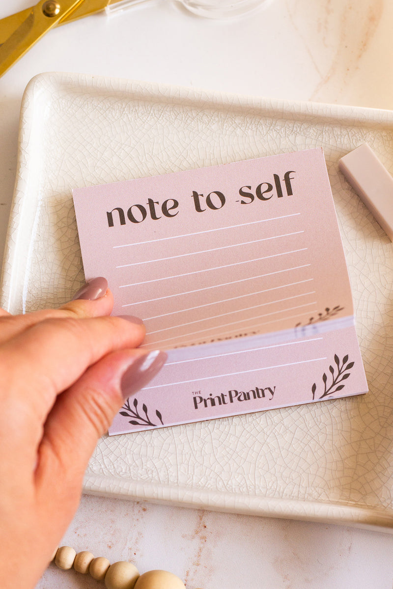 Mini Note to Self Notepad – The Print Pantry