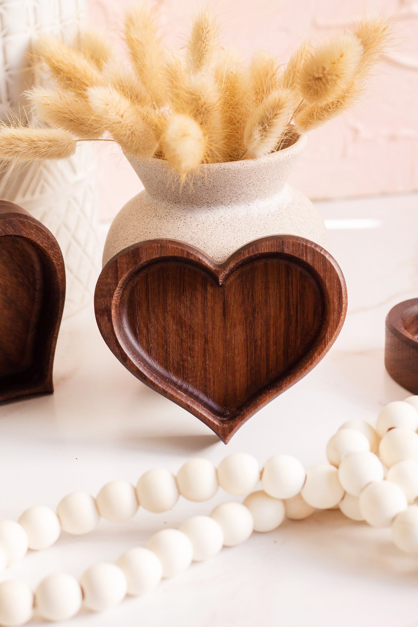 Load image into Gallery viewer, Wooden Heart Tray
