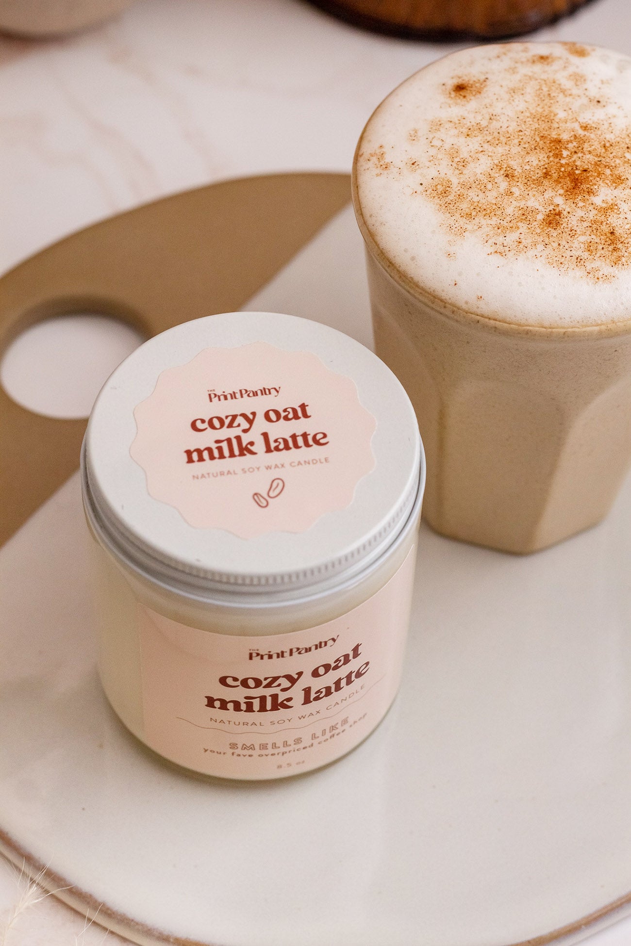 Cozy Oat Milk Latte Candle