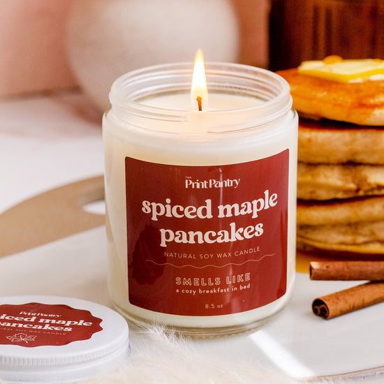 Spiced Maple Pancakes Candle
