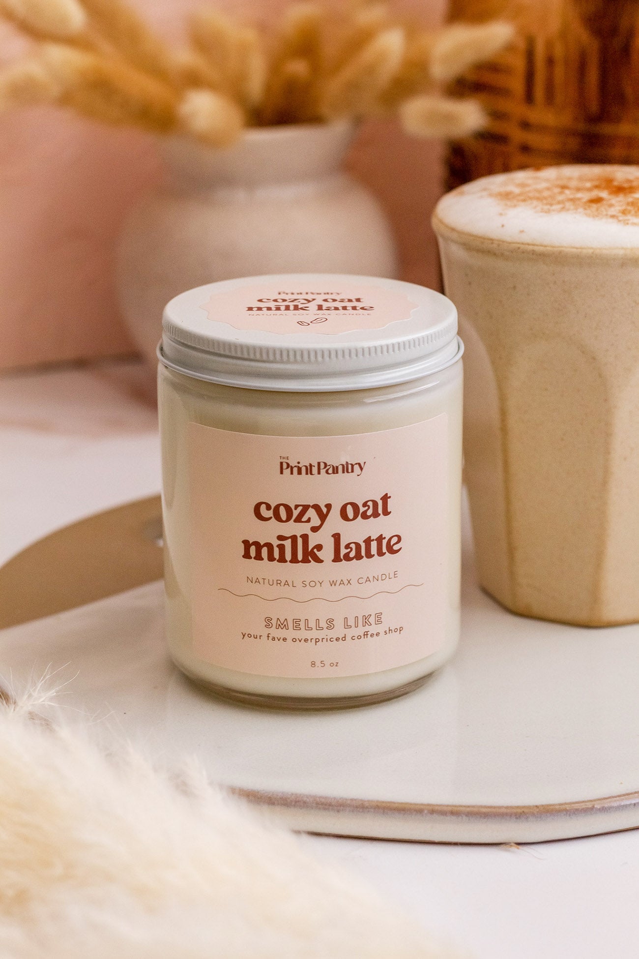 Cozy Oat Milk Latte Candle